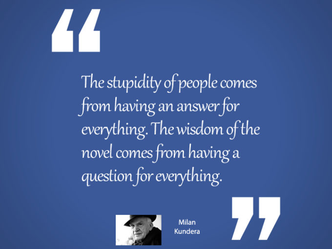 thoughtful milan kundera quotes inspiring alley