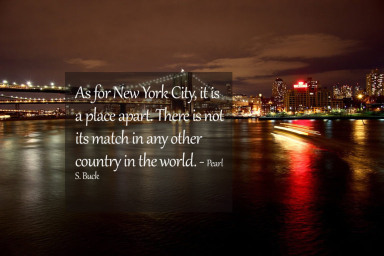 Inspirational Quotes About New York - Inspiring Alley