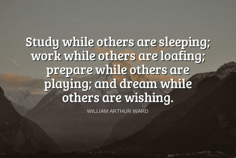 William Arthur Ward quote | Study while others… - Inspiring Alley